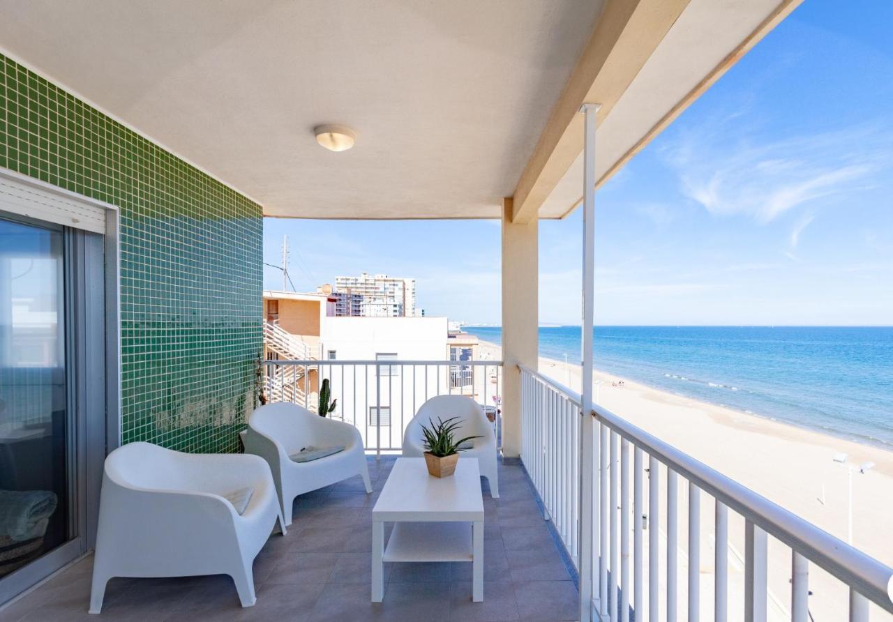 Apartamento primera línea de playa Bellreguard Exterior foto