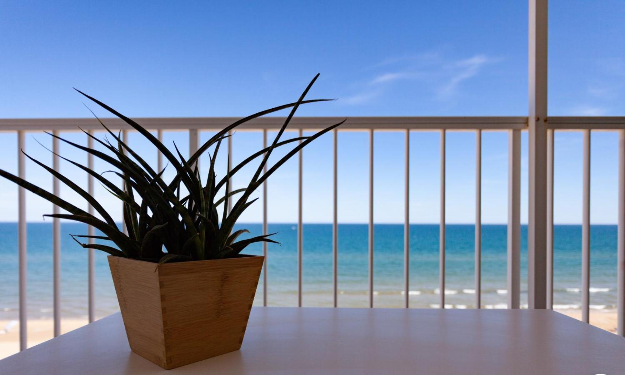 Apartamento primera línea de playa Bellreguard Exterior foto